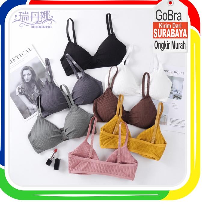 [IDL.18Oc22ѕ] Gobra ♕ PW016 Bra Wanita Sport Gym Yoga Push Up Sexy Pakaian Dalam Gadis Bh Import Mur