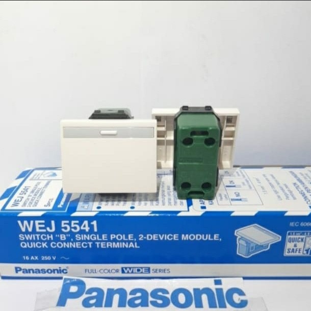 Mata Saklar Lebar 1 Arah Wide Series PANASONIC WEJ5541