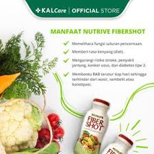 NUTRIVE FIBERSHOT 6 x 100ml MINUMAN TINGGI SERAT