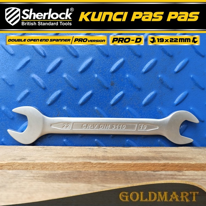 Kunci Pas Pas (Pro-D Series) uk. 19 x 22 mm Original Sherlock (1 pcs)