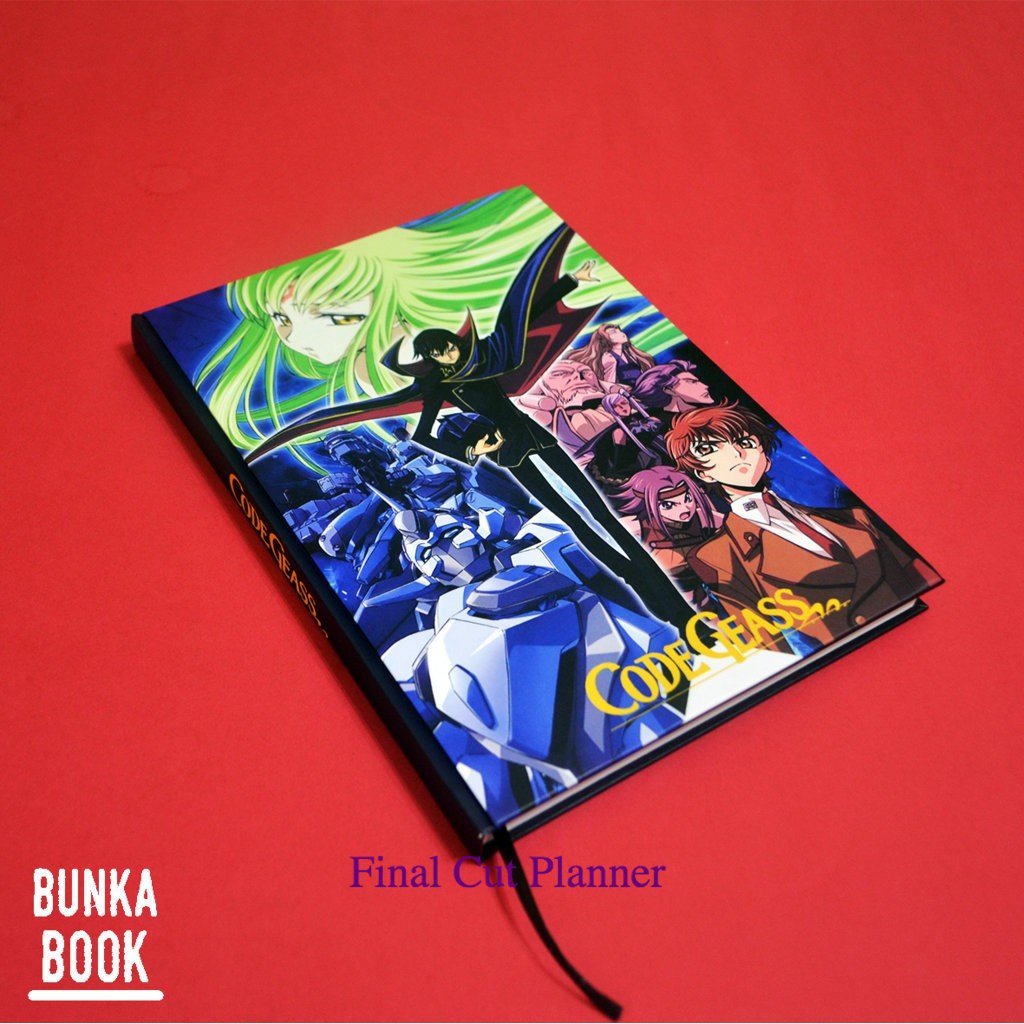 

Buku tulis polos/bergaris Anime Code Geass