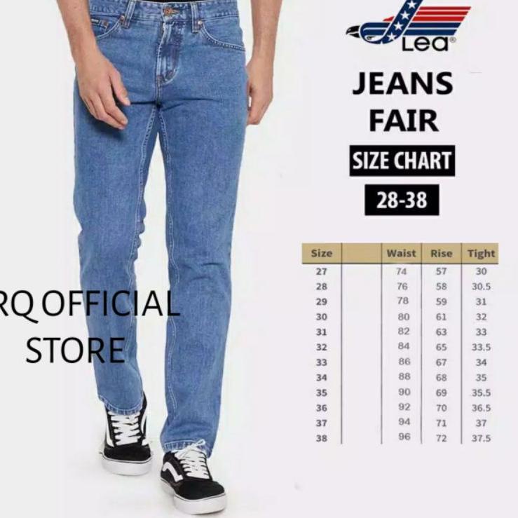 [SMJ.18Oc22ᴹ] Celana Jeans Lea 606 Original Standar Pria