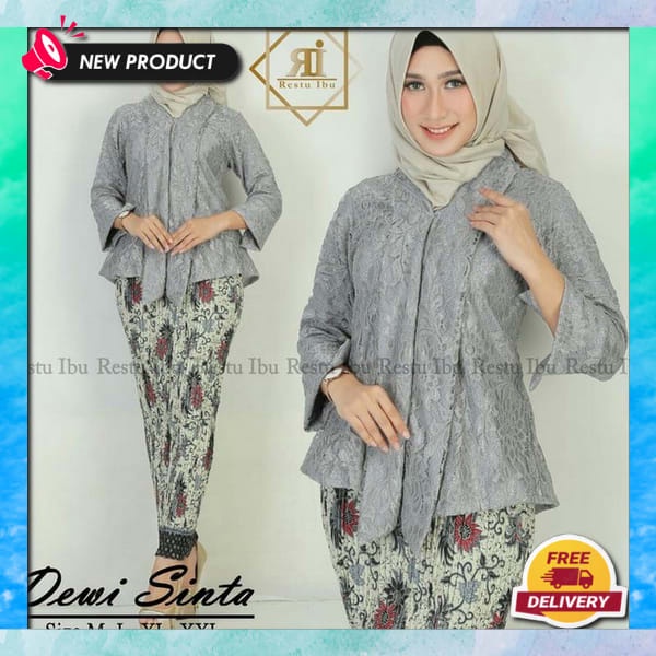 Bj Kebya Cwe Kelulusan Kebaya Remasja Lamaran Kebayak Cewek Tunangan Pakaian Engagement Modern Bju K