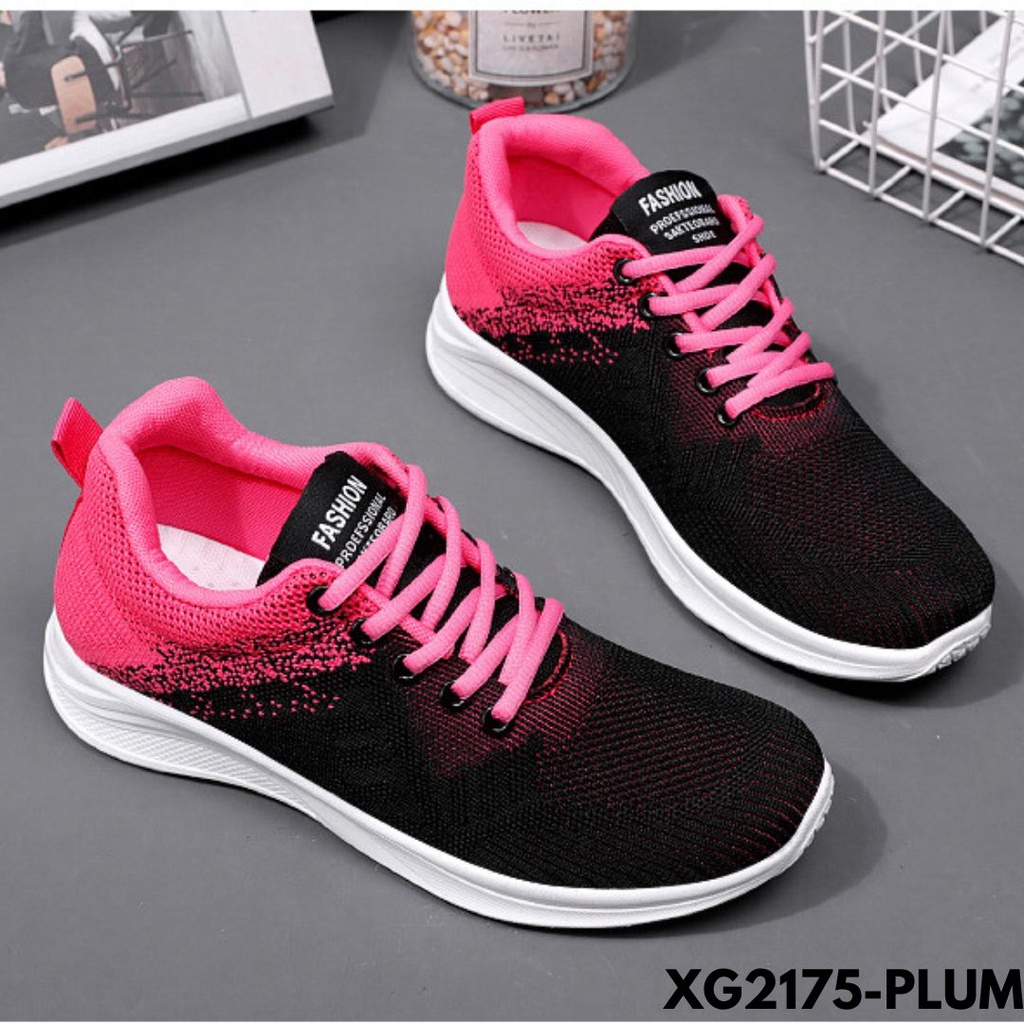 SEPATU WANITA SNEAKERS PERGI JALAN SANTAI KEREN BANGET BAHAN MESH IMPORT G2175