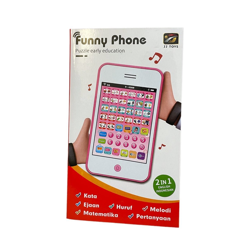 Mainan Anak FUNNY PHONE Mainan Telephone Anak Mainan Hp Anak Musikal