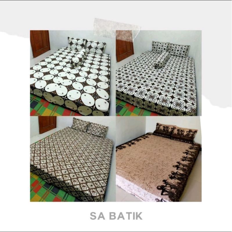 SPREI BATIK PEKALONGAN 200X200X40