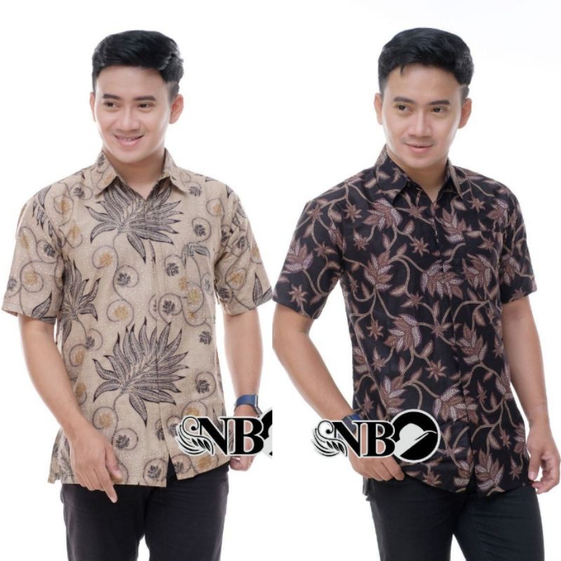 BAJU BATIK PRIA ABADI BATIK KEMEJA BATIK PRIA LENGAN PENDEK