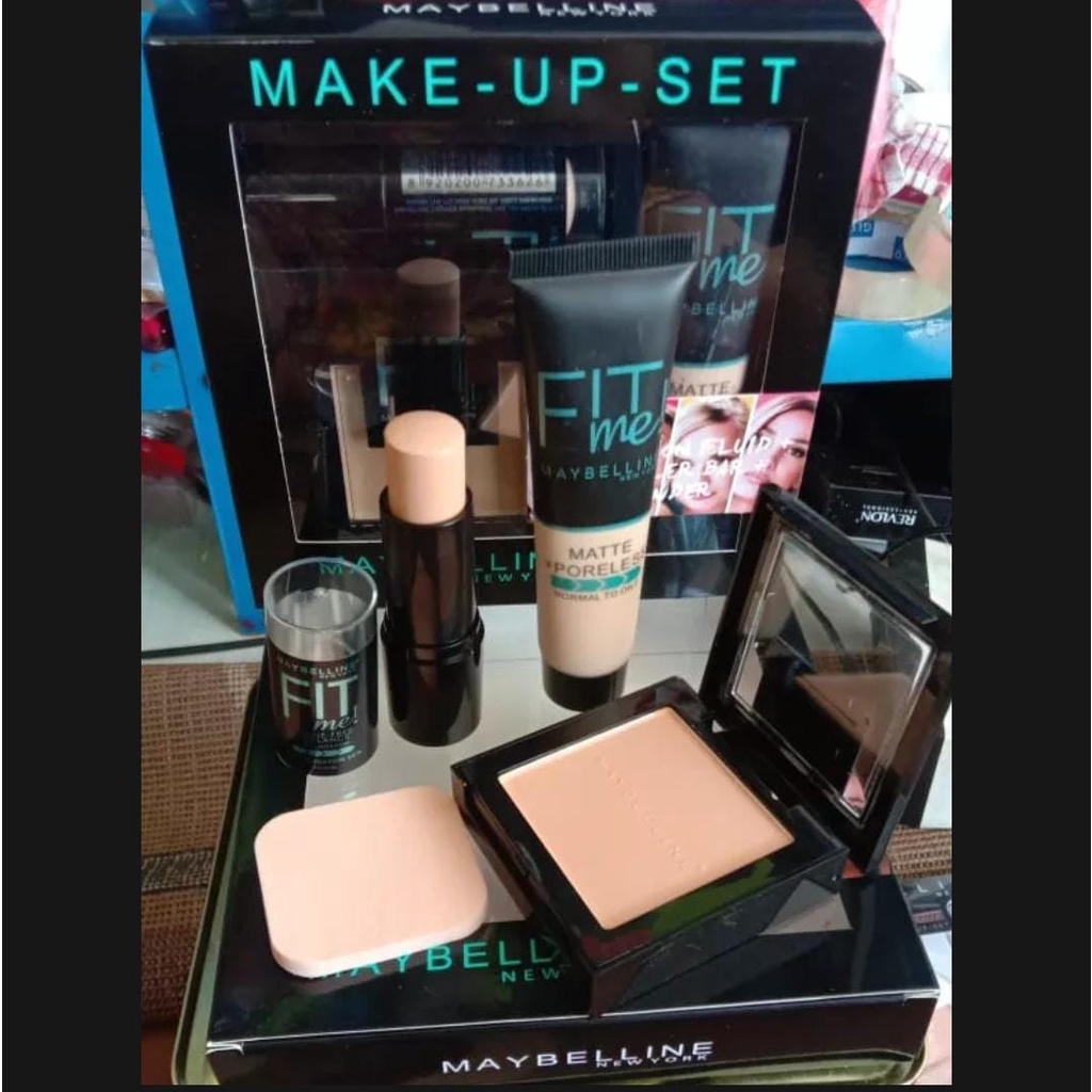 Paket Kosmetik Maybelline 6 In 1 / Paket Makeup  Set Varian Lengkap