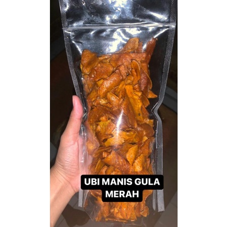 

kripik ubi jalar gula merah