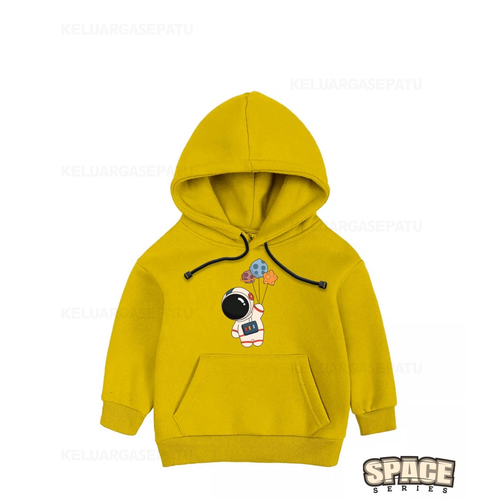 Hoodie Anak Sweater Astronot Luar Angkasa baby Series Usia 1-6 tahun anak dan bayi lucu switer custom murah