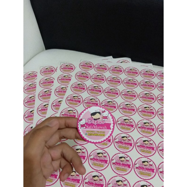 

STICKER MURAH / STICKER ANTI AIR/STIKER LABEL/STIKER PRODUK/CUTTING