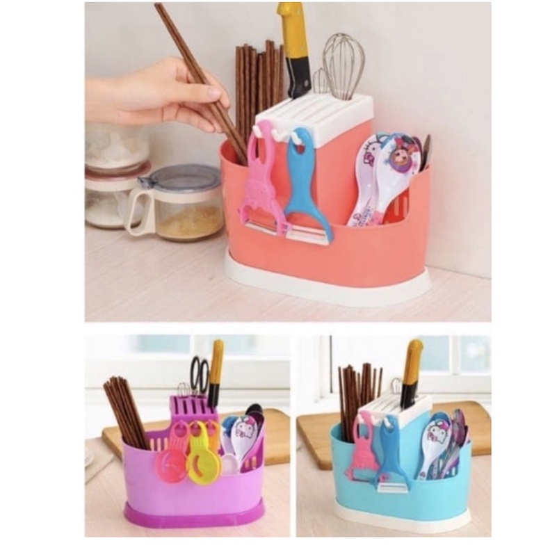 SH Tempat penyimpanan peralatan dapur / Rak holder dapur