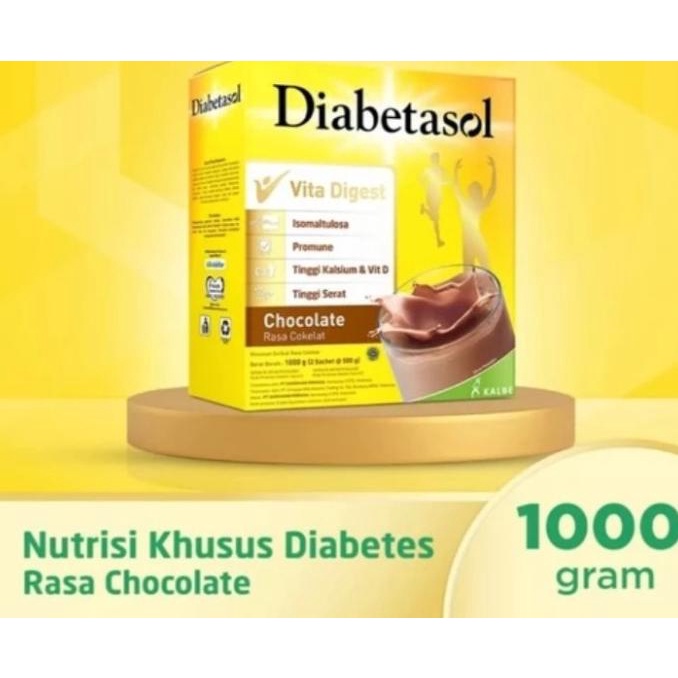 

[ COD ] DIABETASOL 1000 GR - Coklat / Diabetasol Jumbo Chocolate 1000g