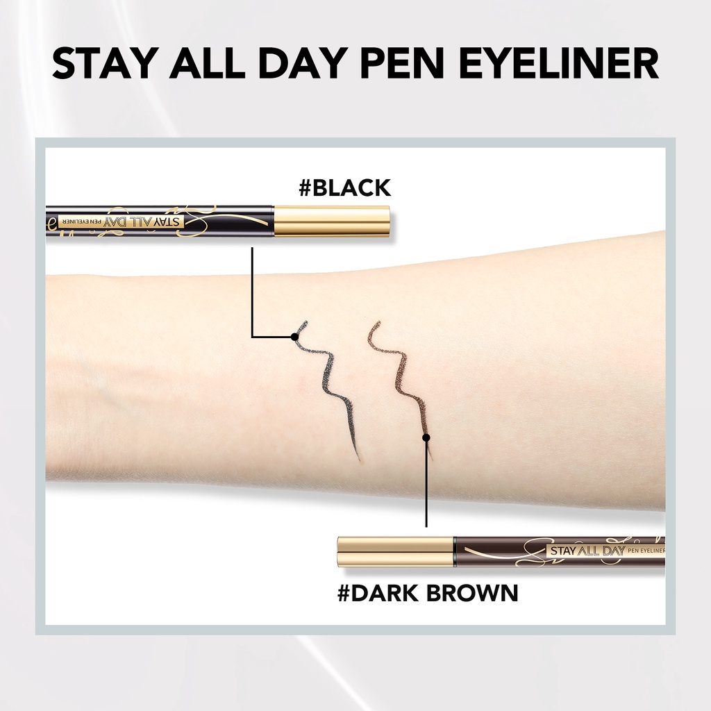 YOU Stay All Day Pen Eyeliner pensil [Waterproof | Tahan Hingga 24 Jam