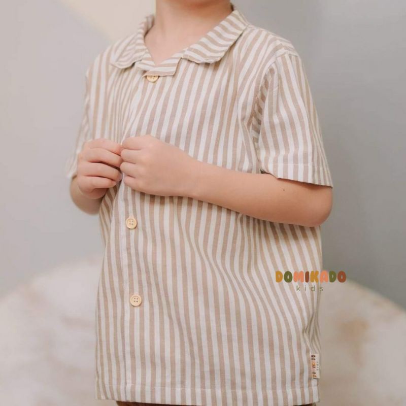 Little Arash | BRYLEE Shirt | Kemeja lengan pendek anak | Kemeja anak