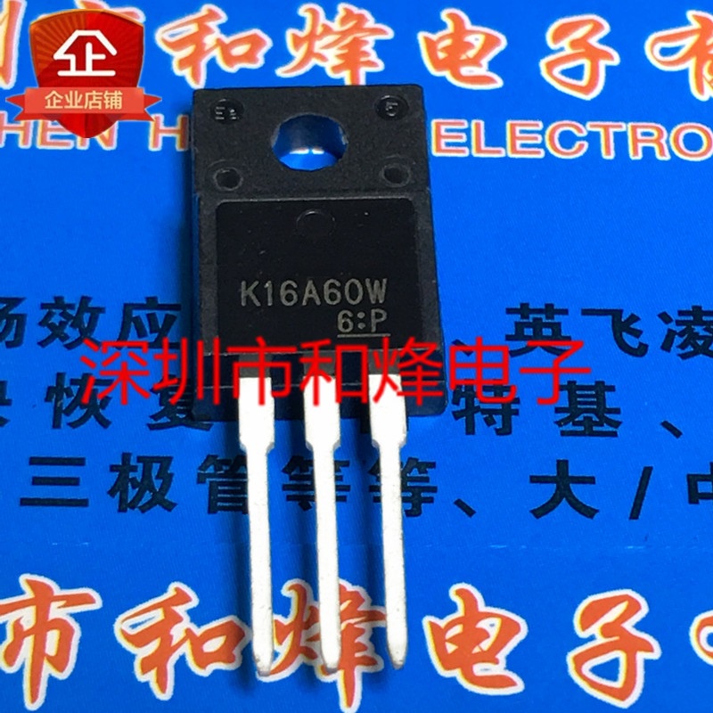 6pcs/lot K16A60W TK16A60W TO-220F 600V 15.8A In Stock 新Pjg