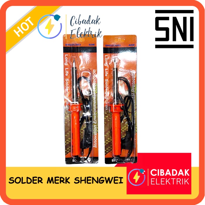 Solder Premium Shengwei 40 W / Solderan Timah / Solder Bagus
