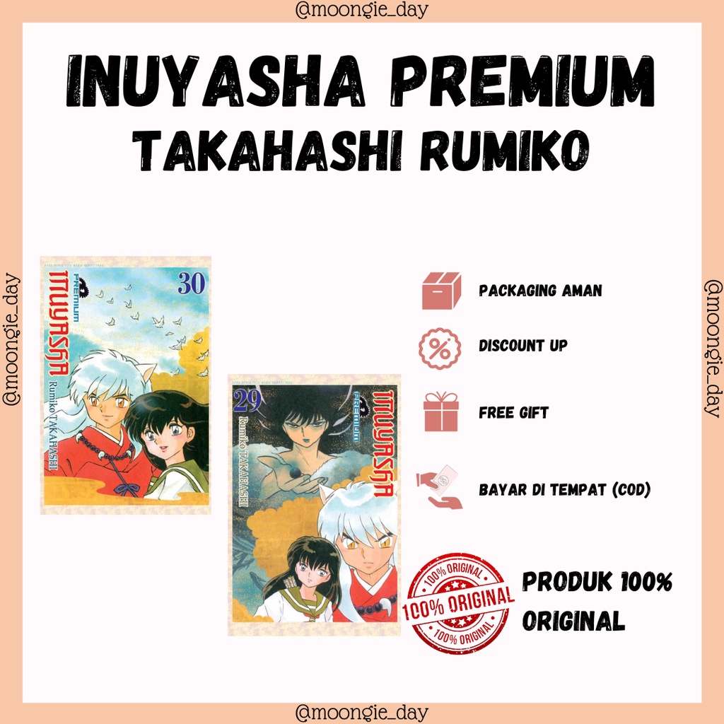 KOMIK INUYASHA PREMIUM BY RUMIKO TAKAHASHI (BARU/ORI)