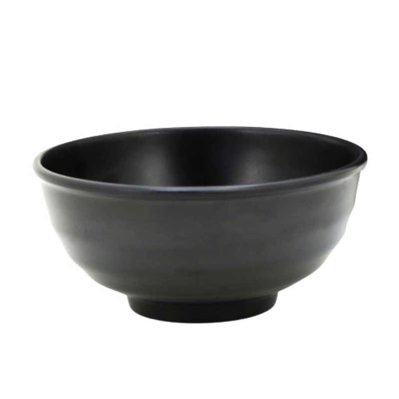 Mangkok Sup/ Nasi/ Kuah MELAMIN ONYX 4.5, 6.5 dan 7.5 inch HITAM / JAPANESE BOWL MELAMINE