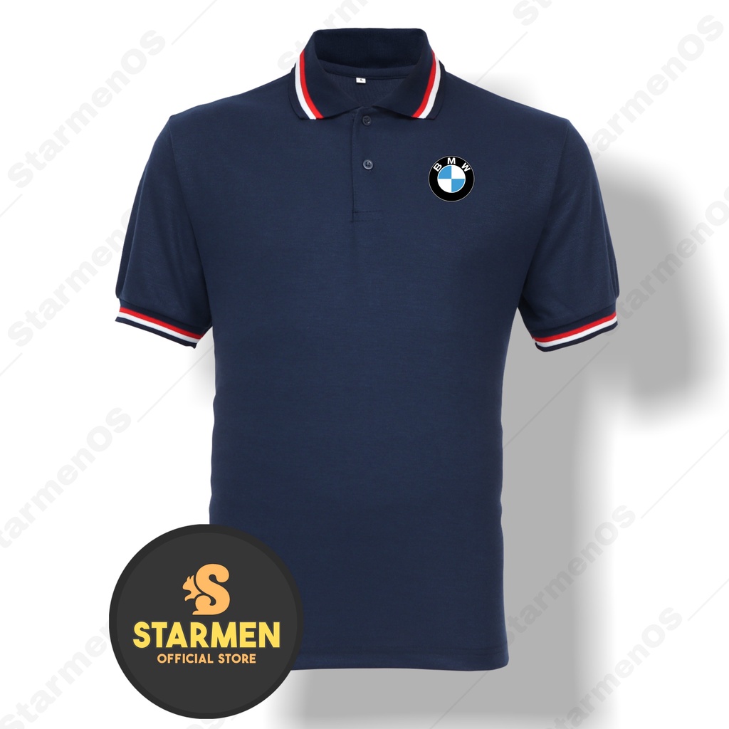 Kaos Polo Shirt Pria Kerah Logo BWVV