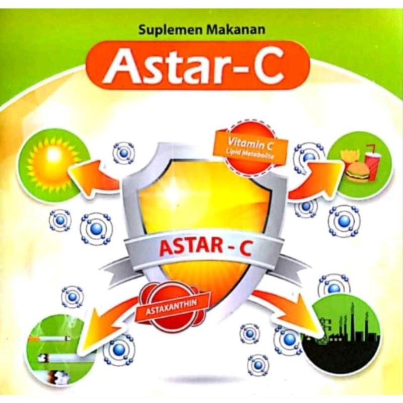 ASTAR-C AstaXanthin 4 mg dan Vitamin C Program Hamil Promil Kecantikan 8-2023