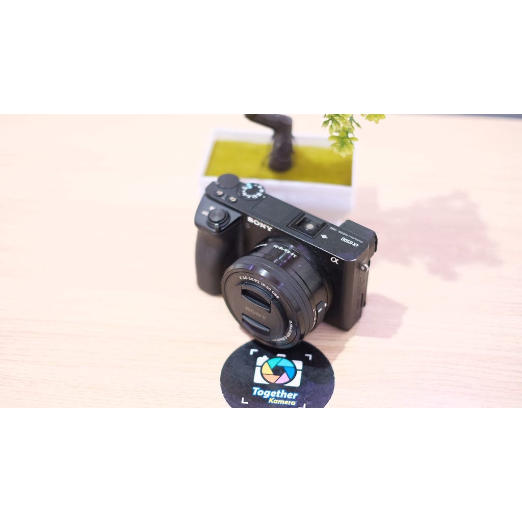 kamera mirroless sony a6500 with lensa kit 16-50mm ibis wifi 4k second terbaik termurah