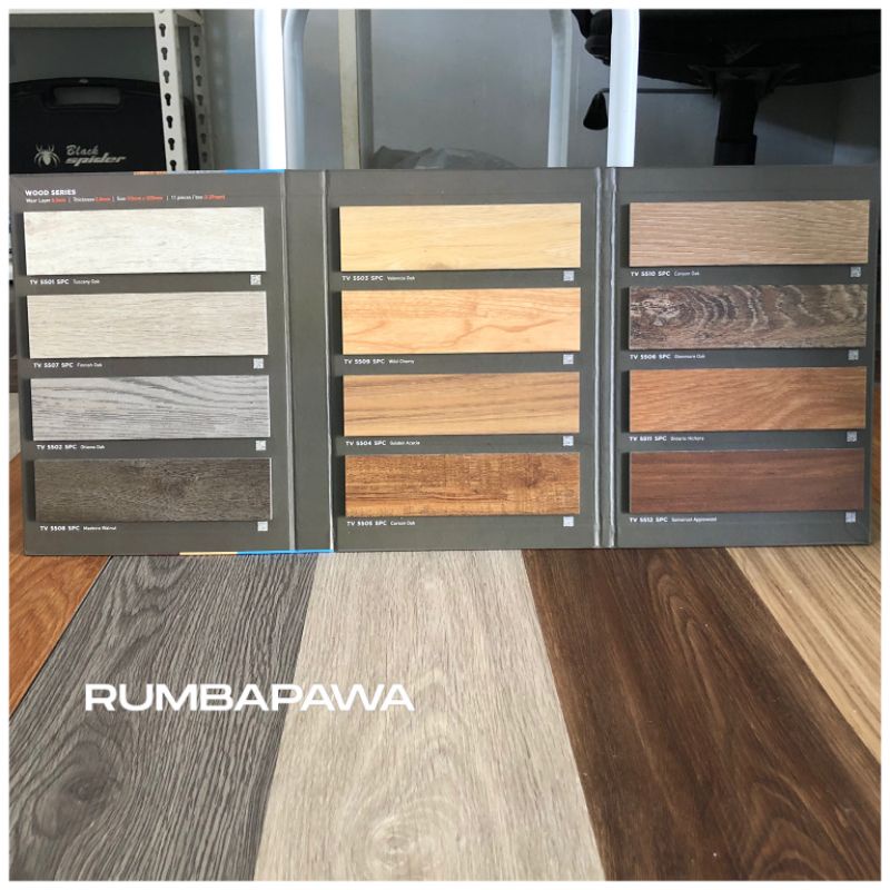 TACO SPC Flooring 5mm - Lantai SPC Click (Sistem Klik - Tanpa Lem)