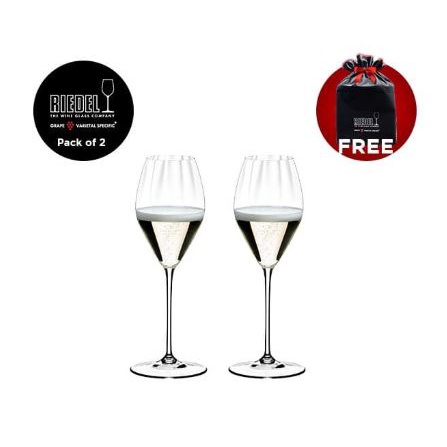 RIEDEL PERFORMANCE CHAMPAGNE GLASS PACK OF 2 PCS