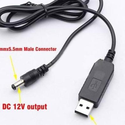 Baru kabel usb dc step up 5v to 12v 53