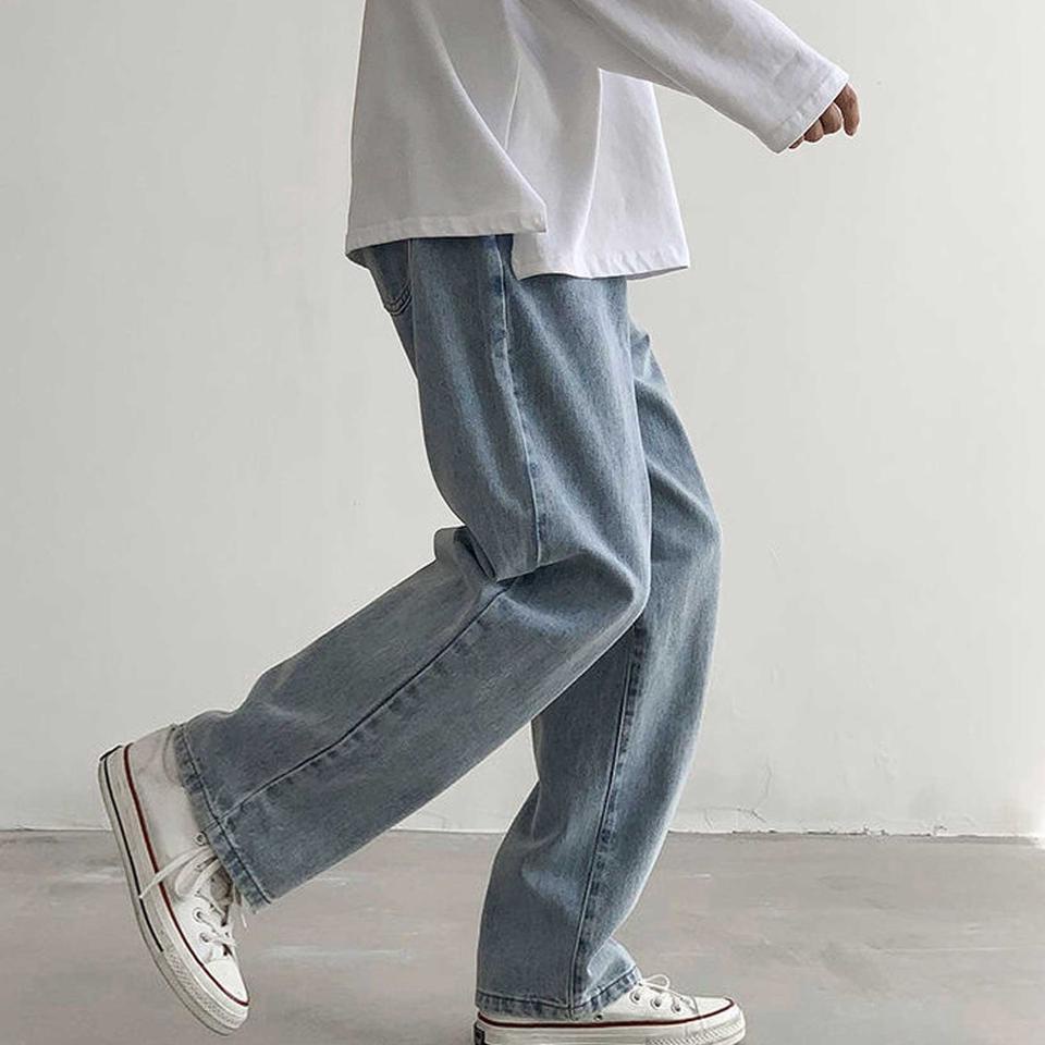 Chekout Celana Jeans Pria Kulot Oversize Jeans Pria Model Kulot