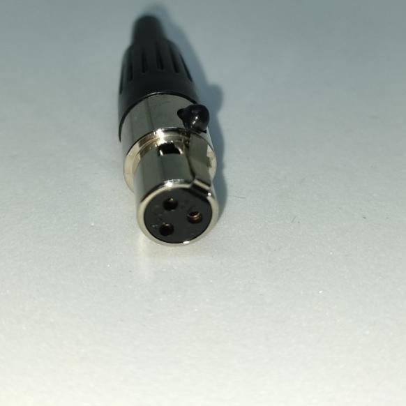 Jack Connector XLR Mini XLR Kecil 3 Pin Female Untuk Microphone