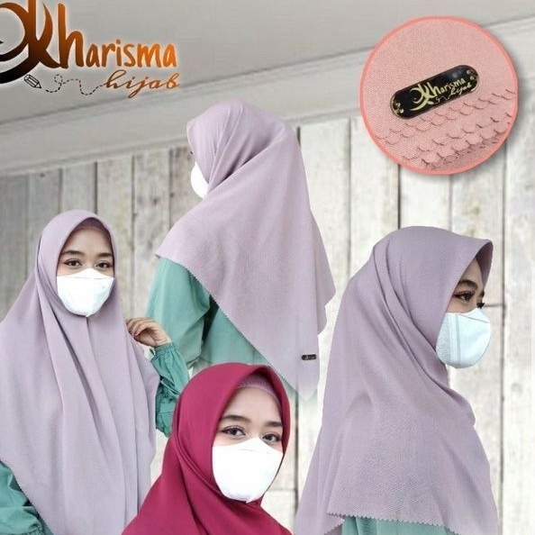 Hijab polos segiempat voal Super premium original yang terbaik by kharisma hijab