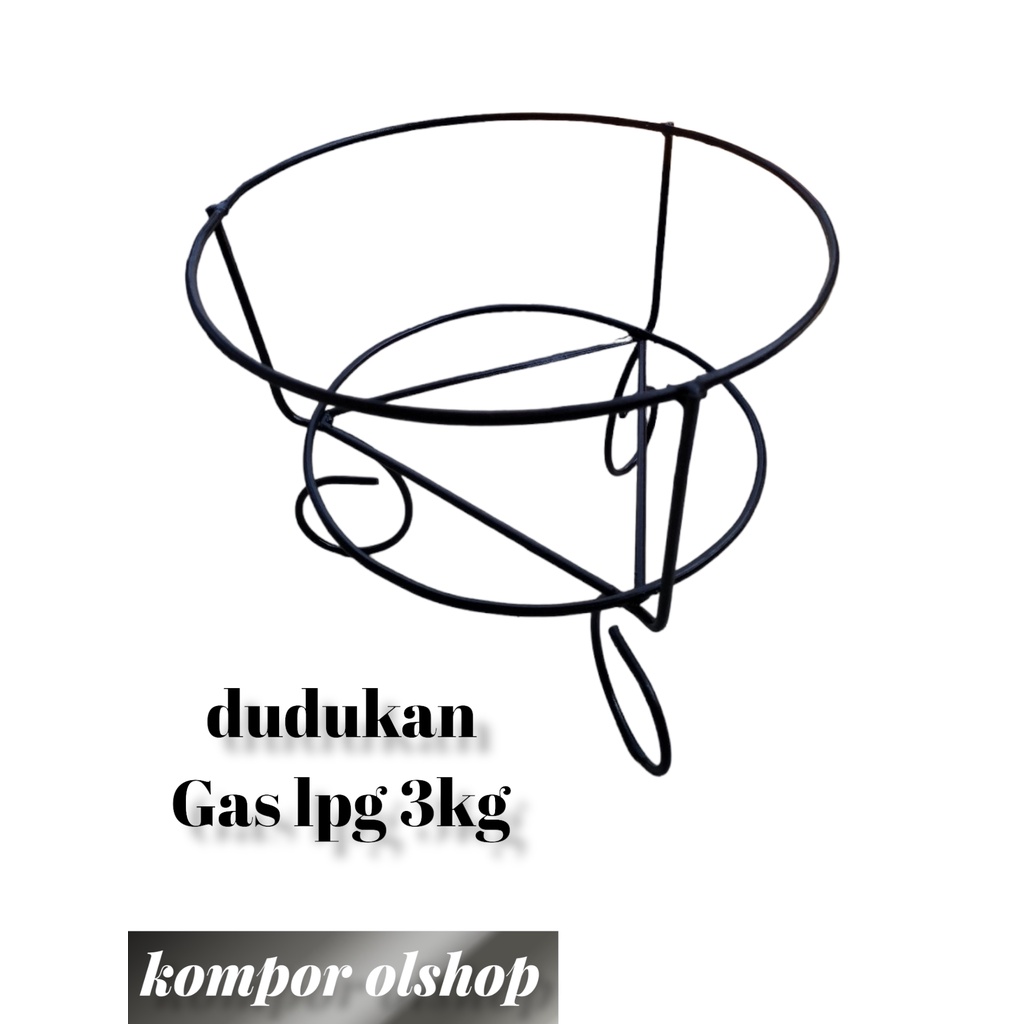 STANDING TABUNG GAS LPG 3KG / Dudukan Tabung Gas LPG 3 KG / rak tatakan tabung gas elpiji 3 kg / PRO