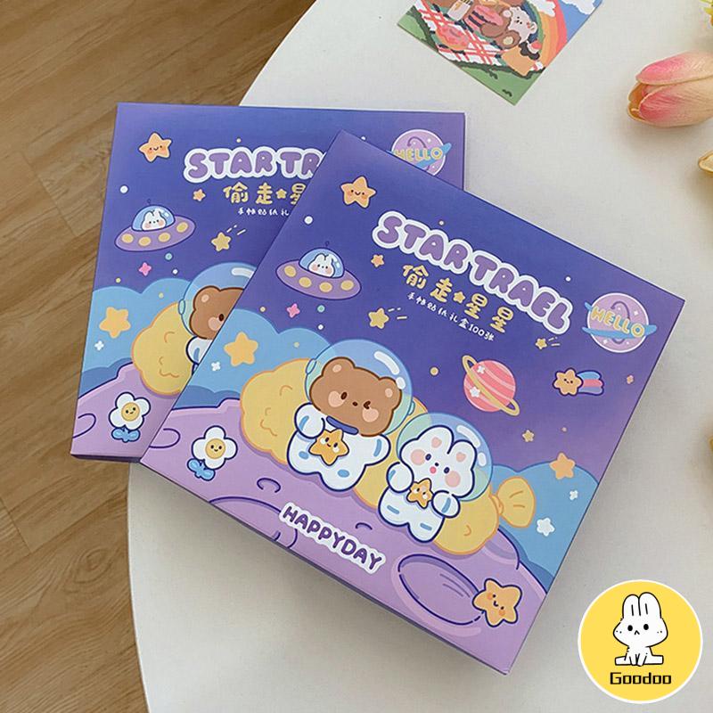 25PCS Kartun Tahan Air Tanpa Jejak Buku Pegangan Stiker Dekorasi Pola Kecil DIY Stiker Ponsel -Doo