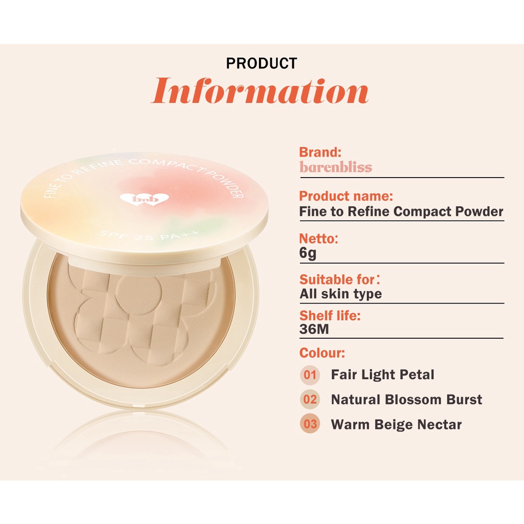 BNB barenbliss Korean Bloomatte Compact Powder