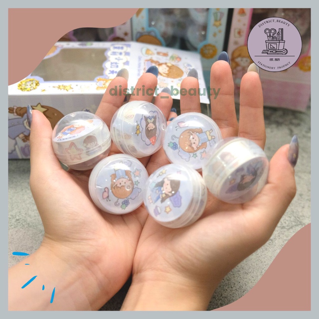 

WASHITAPE GAMES ISI 6 BOLA SOLATIP KERTAS KARTUN ANTI AIR LUCU SZ-63