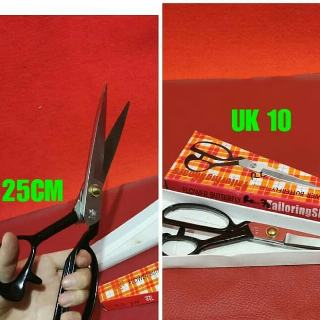 

Jual Gunting Jahit Uk 10 Tailoring Butterfly Diskon