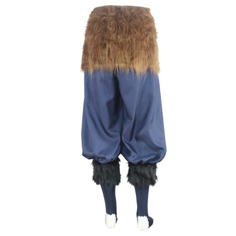 [MikanHiro Store] Cosplay Hashibara Inosuke Mouth Ping Yizhisuke cos clothing Ghost Killing Blade plush mouth Ping Yizhisuke pants waist belt cosplay costume spot