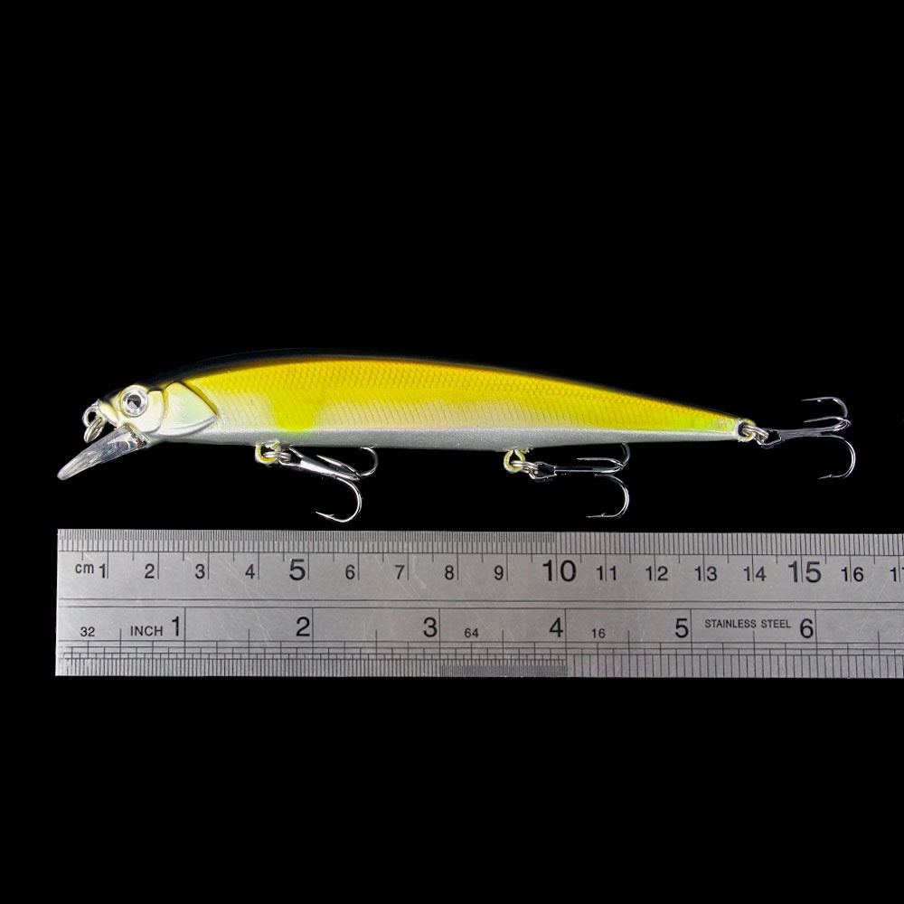 Hengjia 1pc Umpan Pancing Tiruan Bentuk Ikan Kecil 14cm 18g Floating Minnow Swimbait Plastic Fishing Lure Fishing Tackle