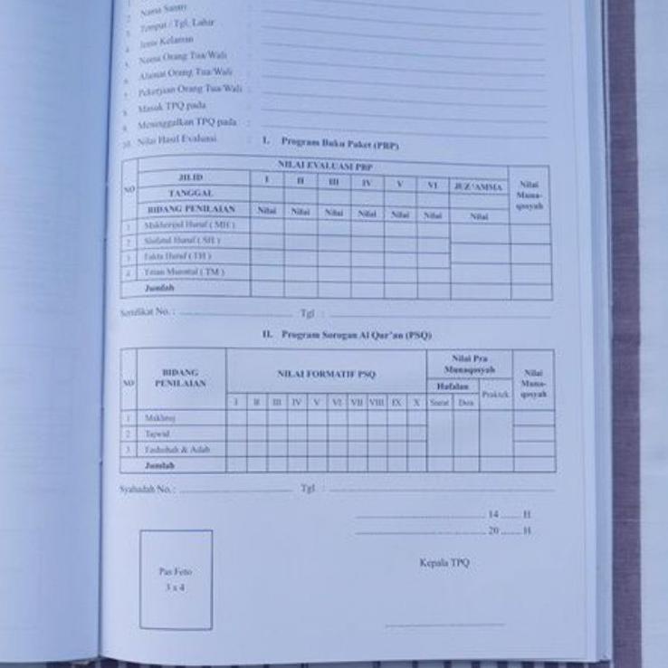 

Produk Hemat Buku Induk Santri TPQ