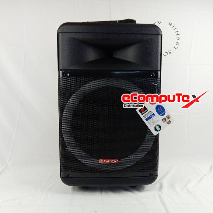 SPEAKER BLUETOOTH PORTABLE ASATRON HOLLYWOOD KARAOKE 15 INCH + 2 MIC GARANSI RESMI
