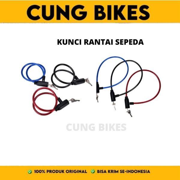 kunci gembok sepeda multifungsi untuk sepeda
