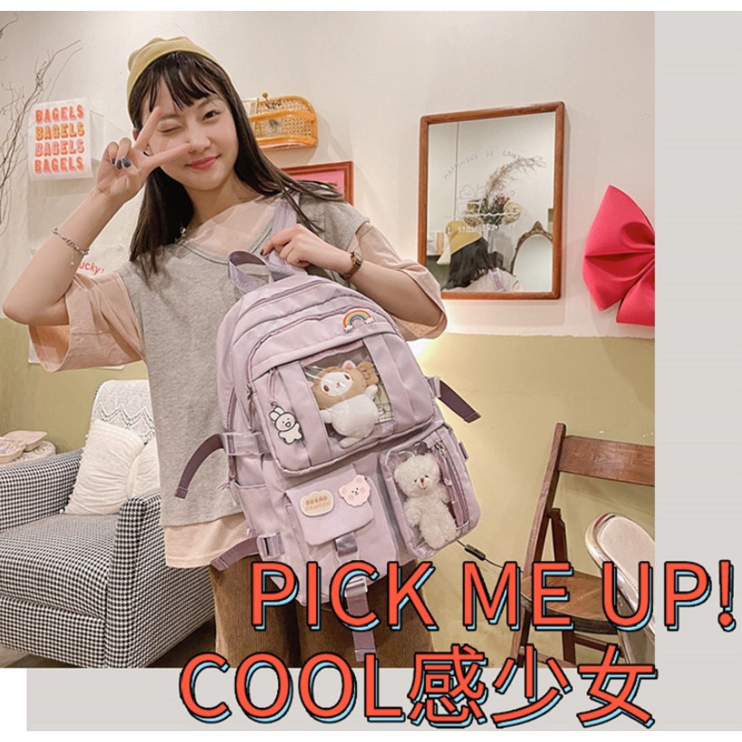 Tas Ransel Siswa Sekolah Menengah Atas berkapasitas besar Ins Tas Sekolah Jepang Wanita Korea Gadis Ransel / TAS RANSEL ANAK SEKOLAH FASHION IMPORT / tas sekolah anak laki-laki anak perempuan backpack sekolah anak SD SMP SMA / Tas Hadiah Anak