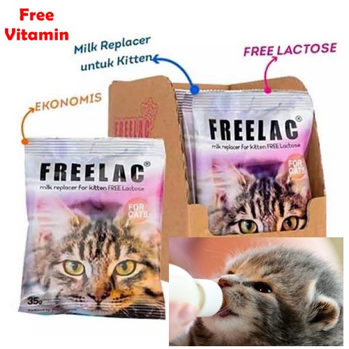 Freelac Susu Kucing Bebas Lactosa Anti Alergi 35gr