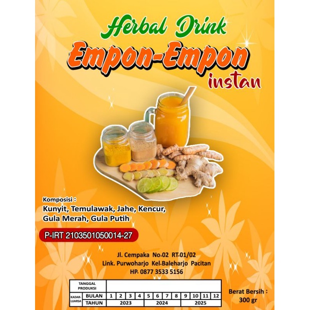 

HERBAL DRINK EMPON-EMPON
