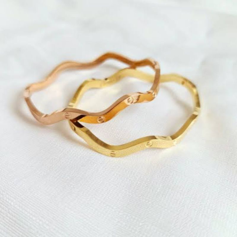 gelang titanium gelombang titanium