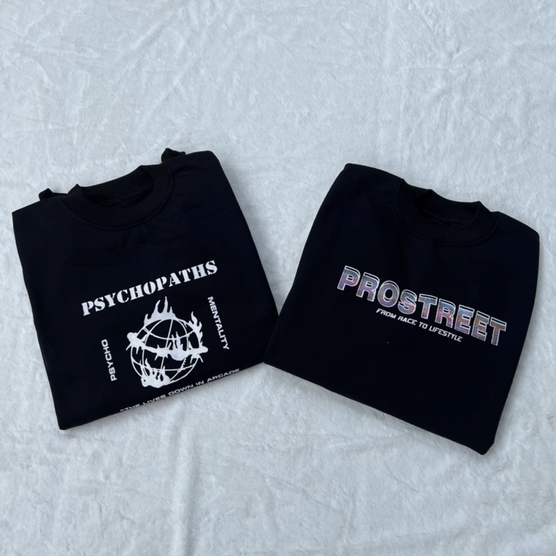 CREWNECK PSYCHOPAT UNISEX THEBLACK