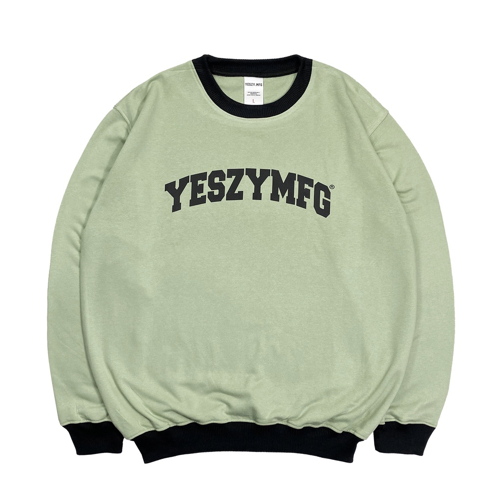 YESZY.MFG Crewneck Mint Cyber F. Black