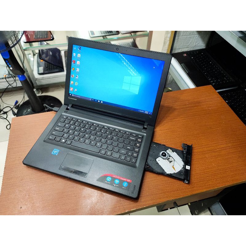 Promo termurah Laptop Lenovo 14Inch Ada Kamera DVD Hardisk 500GB siap pakai