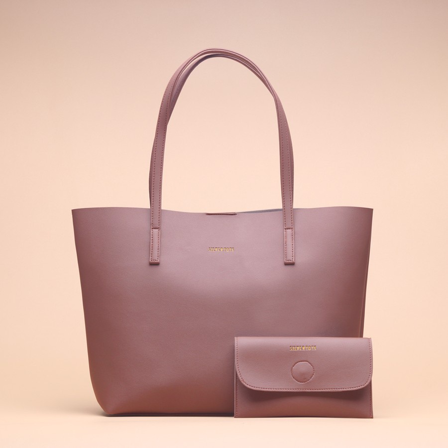 Tas Tote Wanita Silvertote Jenner Taupe